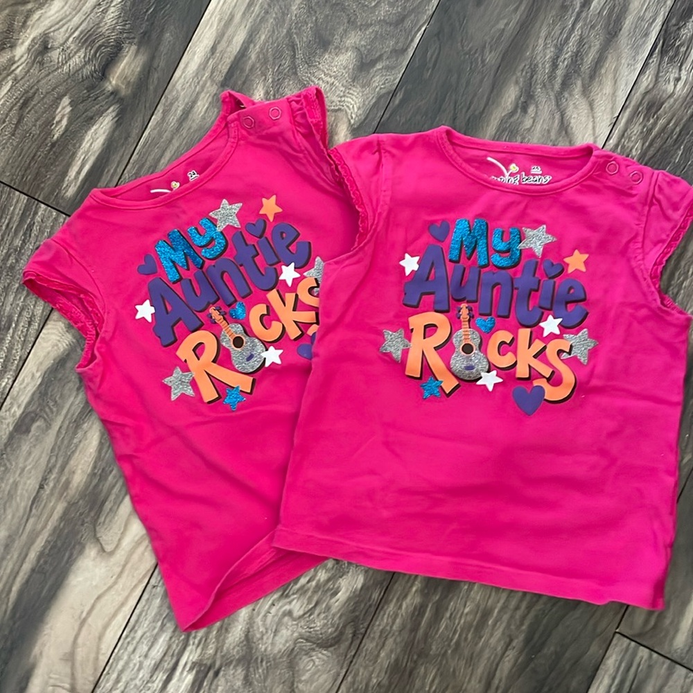 My Auntie Rocks, size 24 months, Twins!